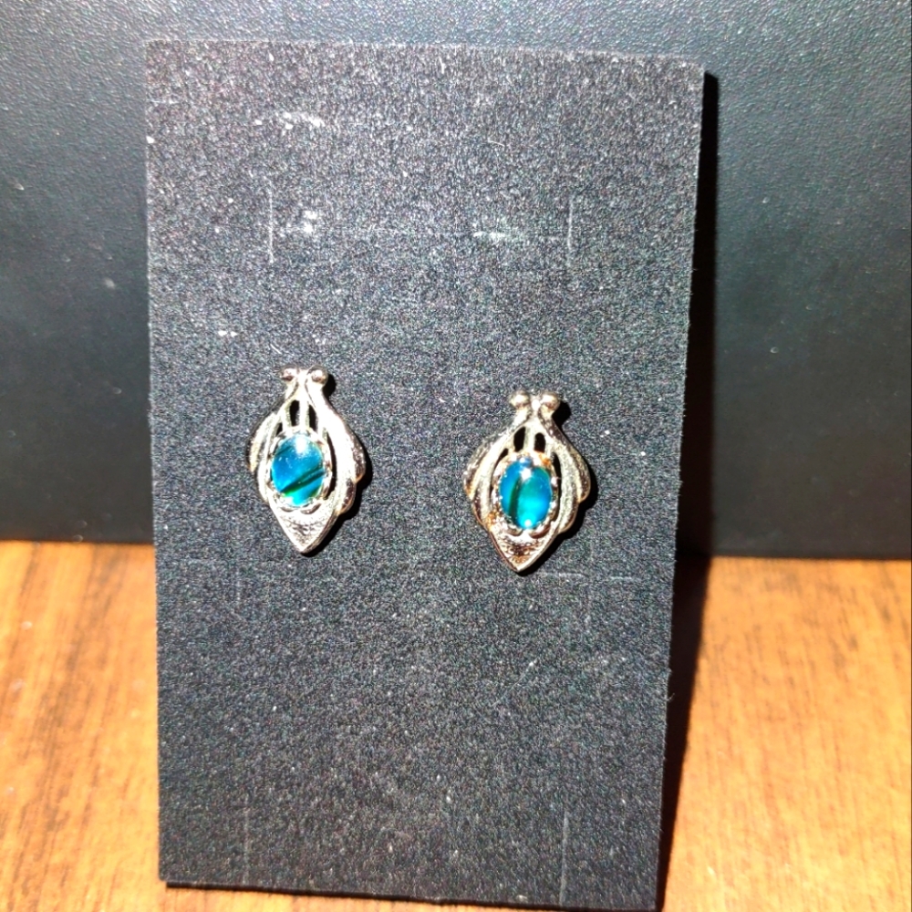 Labradorite Silver Earrings